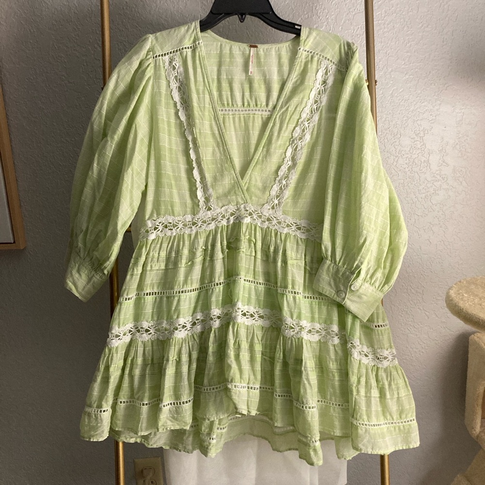 Free People light green dress